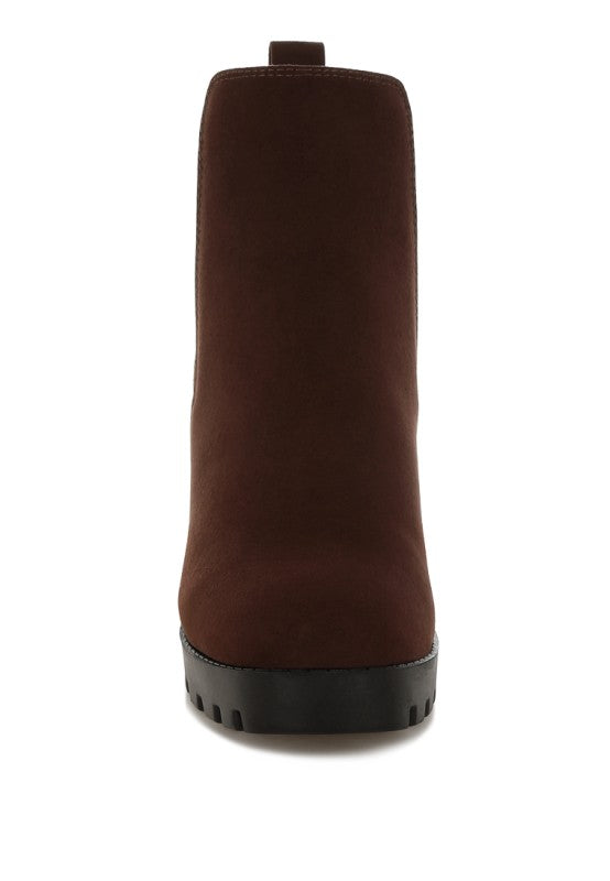 SONIA BLOCK HEELED BOOTS