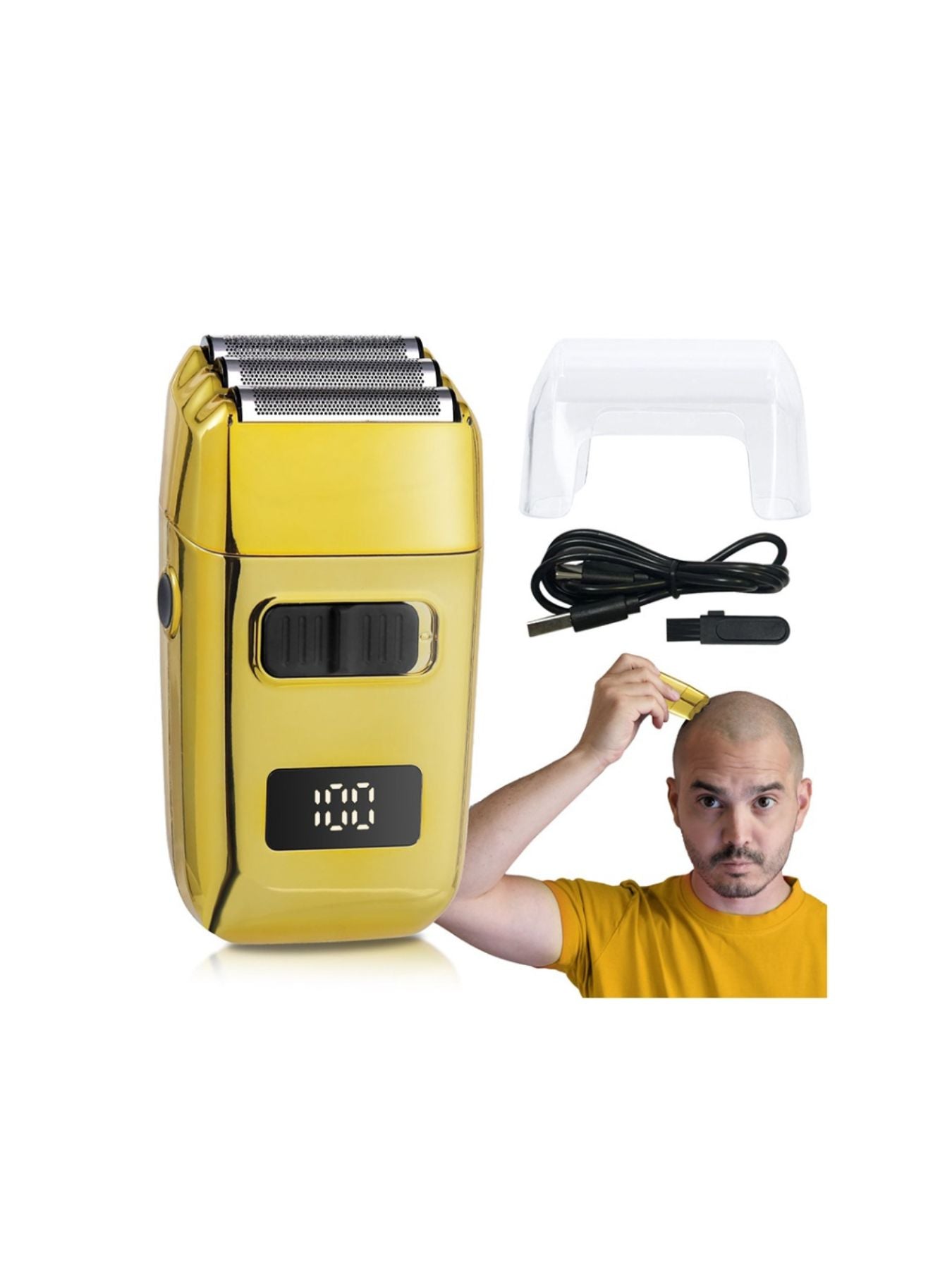 Portable Mini Shaver with LED Display - Loving It Shop