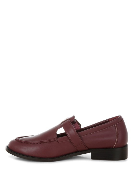 Tesoro Low Heel Mary Jane Loafers