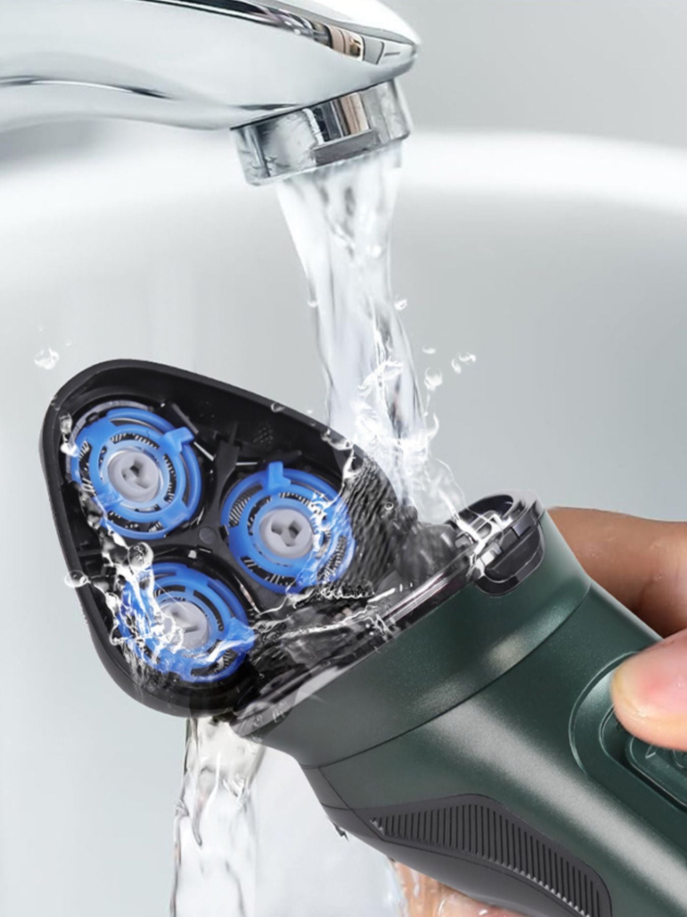 Rechargeable Rotary Electric Shaver with LED Display - Loving It Shop