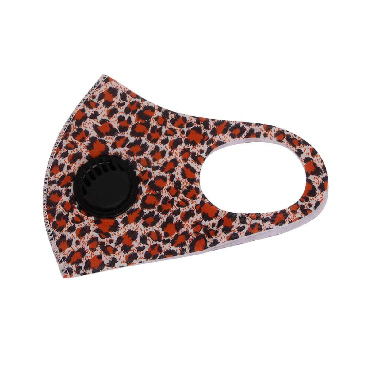 Fashion Face Mask with Skull and Leopard Print, Trendy and Stylish Filter Mask