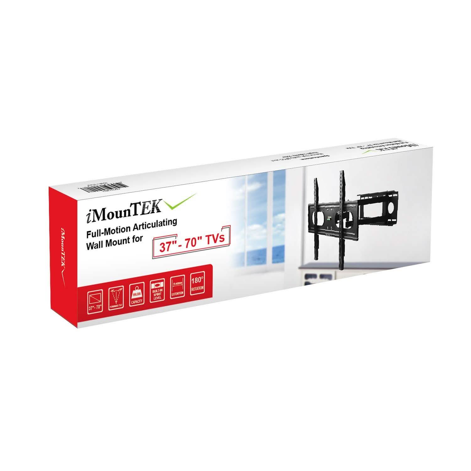 Full Motion Articulating Wall Mount for 37"-70" TV&
