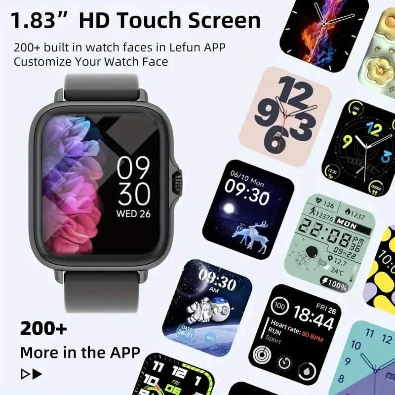 Full Touch Screen Smart Watch with Activity Tracker, Call &amp; Message Functions, Pedometer &amp; More