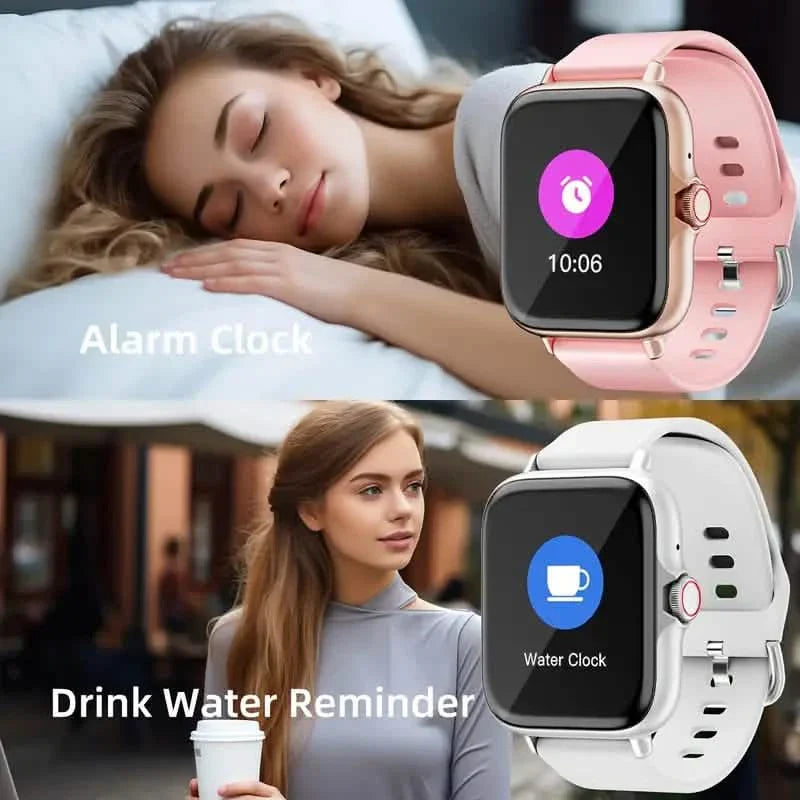 Full Touch Screen Smart Watch with Activity Tracker, Call &amp; Message Functions, Pedometer &amp; More