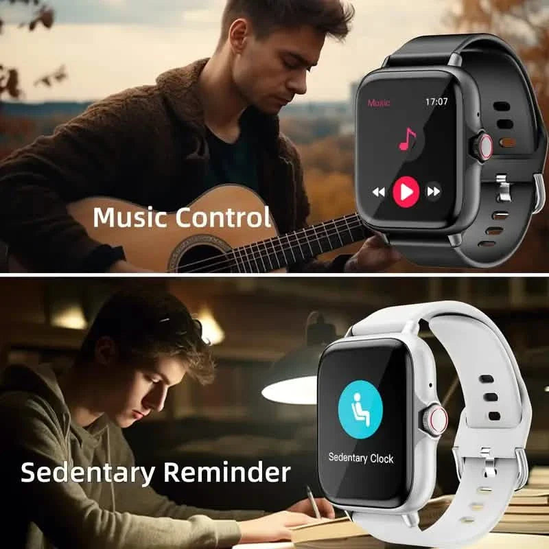 Full Touch Screen Smart Watch with Activity Tracker, Call &amp; Message Functions, Pedometer &amp; More