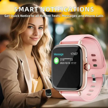 Full Touch Screen Smart Watch with Activity Tracker, Call &amp; Message Functions, Pedometer &amp; More