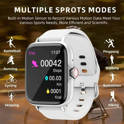 Full Touch Screen Smart Watch with Activity Tracker, Call &amp; Message Functions, Pedometer &amp; More