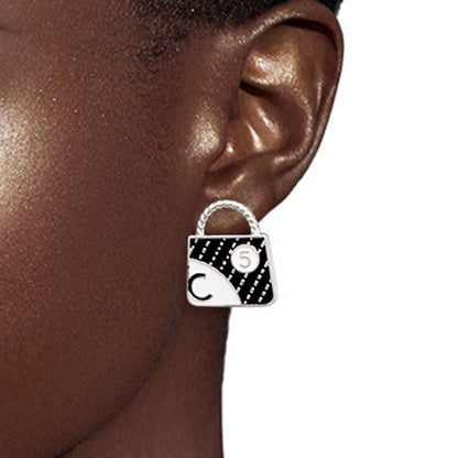 Silver Earring Set Trio Chic Designer-Inspired Stylish Jewelry