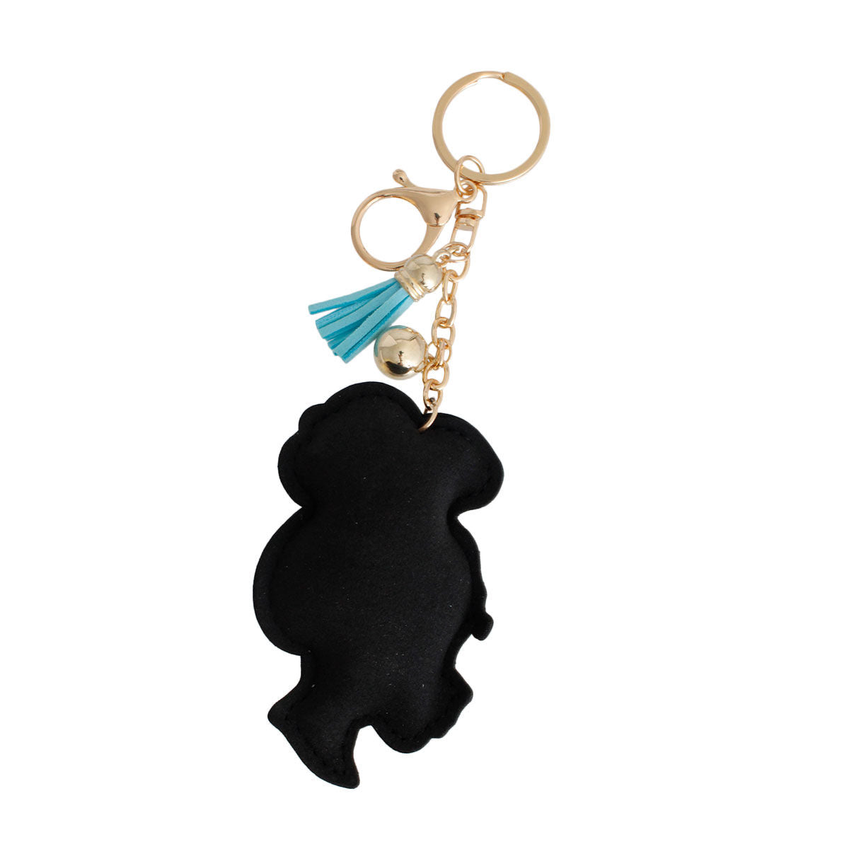Keychain with Aqua Turban Charm Stylish Fashion Accessory