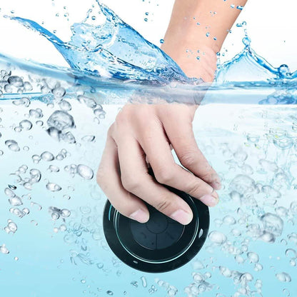 HAISSKY Portable Wireless Waterproof Speaker with FM Radio &amp; Suction Cup