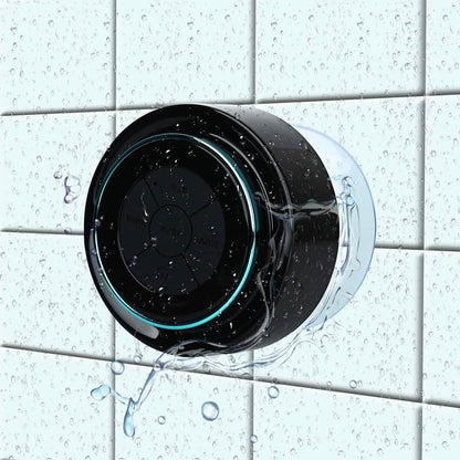 HAISSKY Portable Wireless Waterproof Speaker with FM Radio &amp; Suction Cup