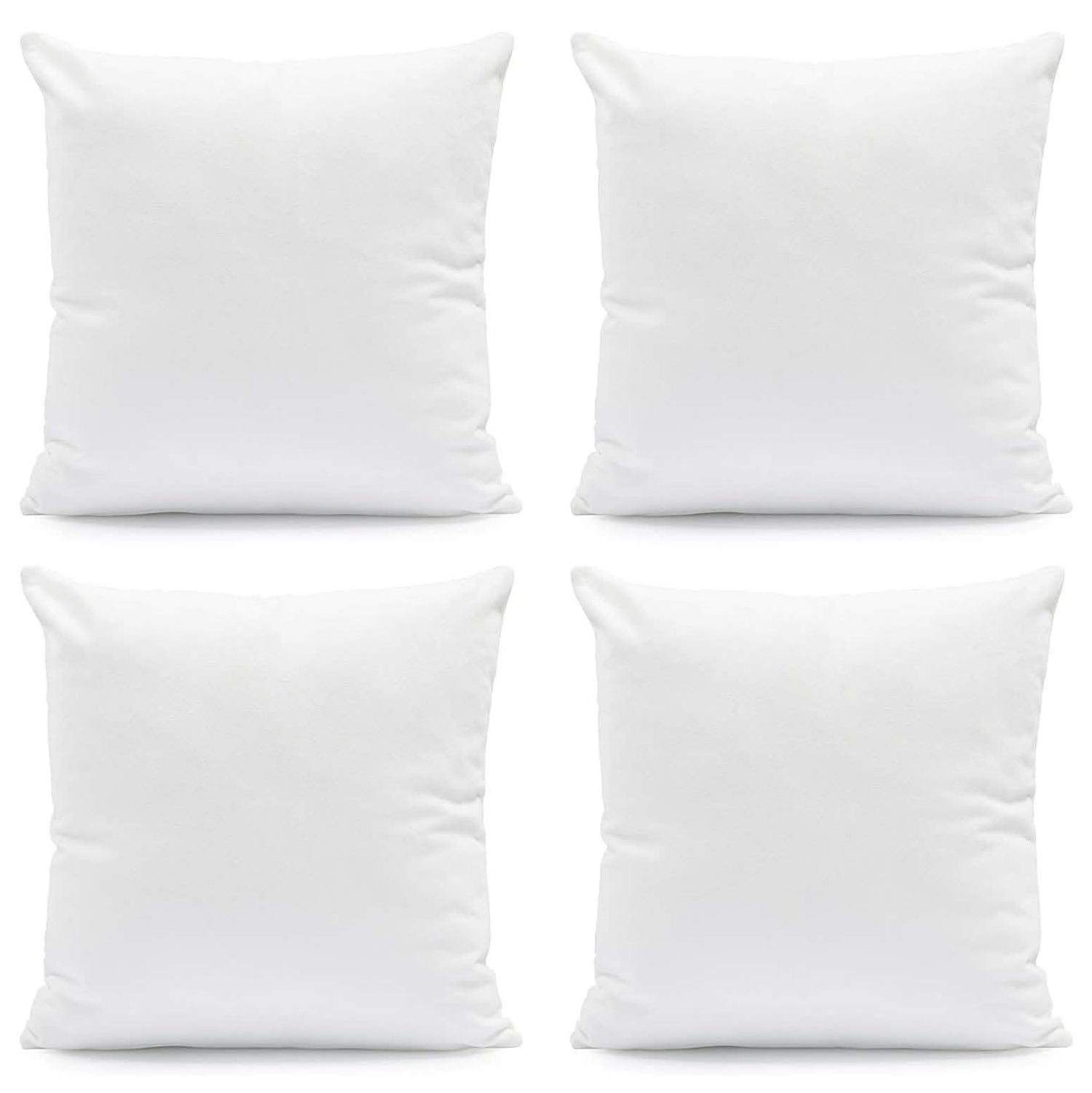 Hannah Linen Hypoallergenic Throw Pillows - White