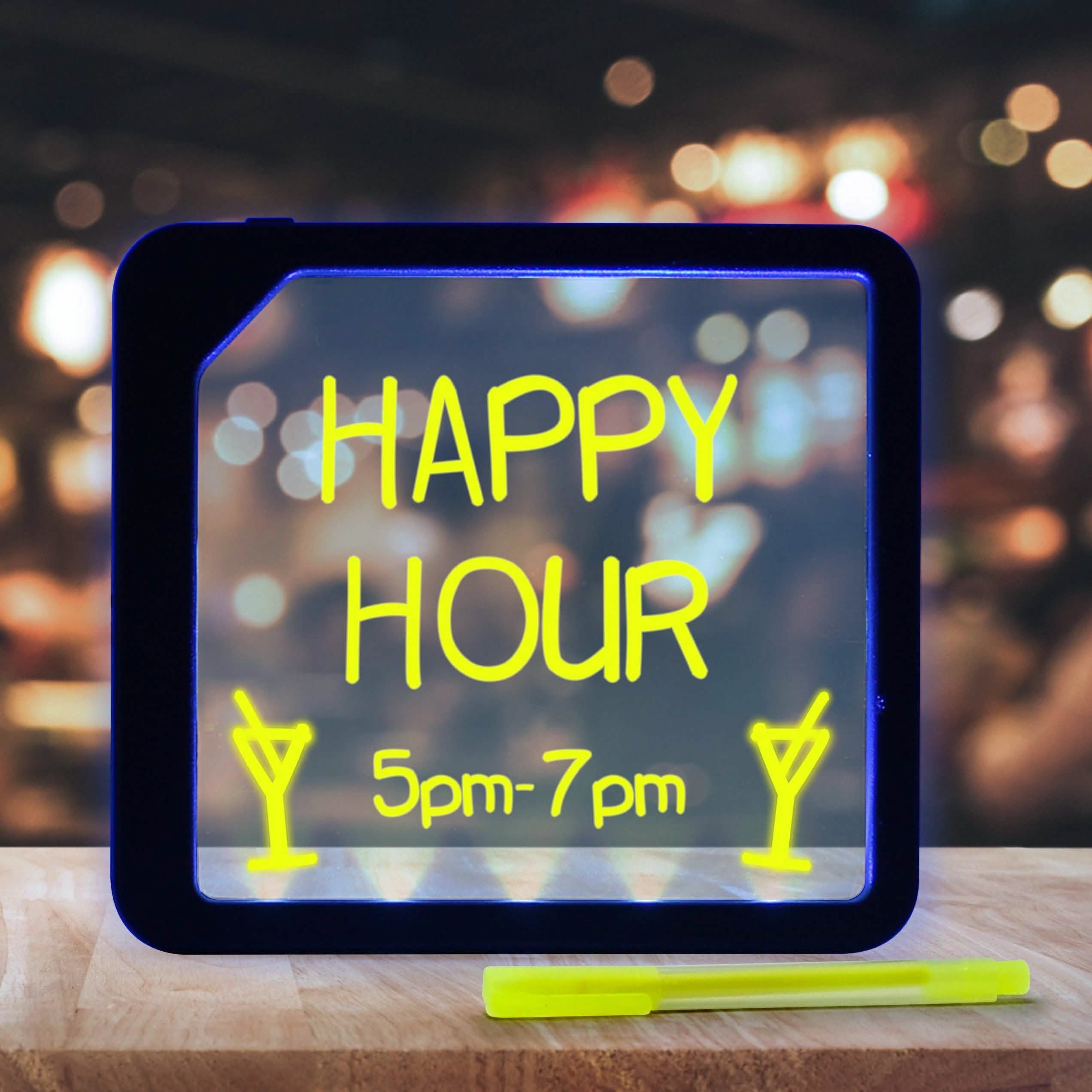 Hearth &amp; Haven Florescent LED Marker Message Board