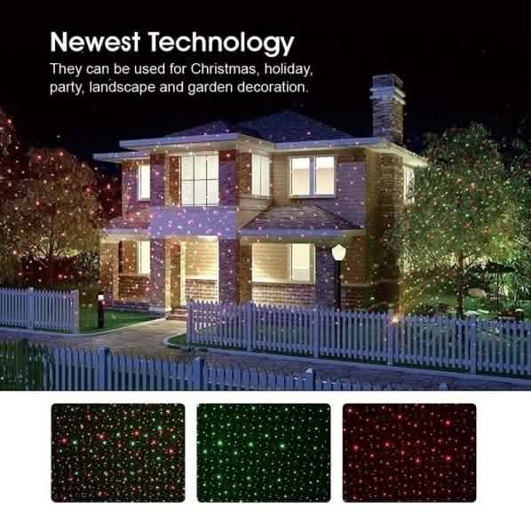 Hot Outdoor Indoor Waterproof Green &amp; Red Laser Projector Light