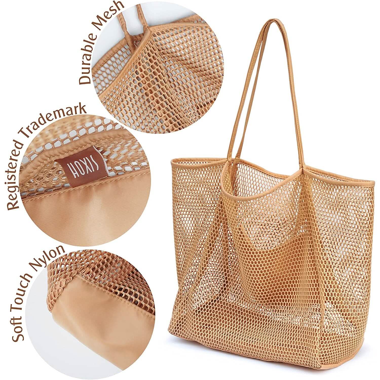 HOXIS Mesh Beach Tote Women&