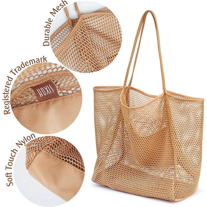 HOXIS Mesh Beach Tote Women&