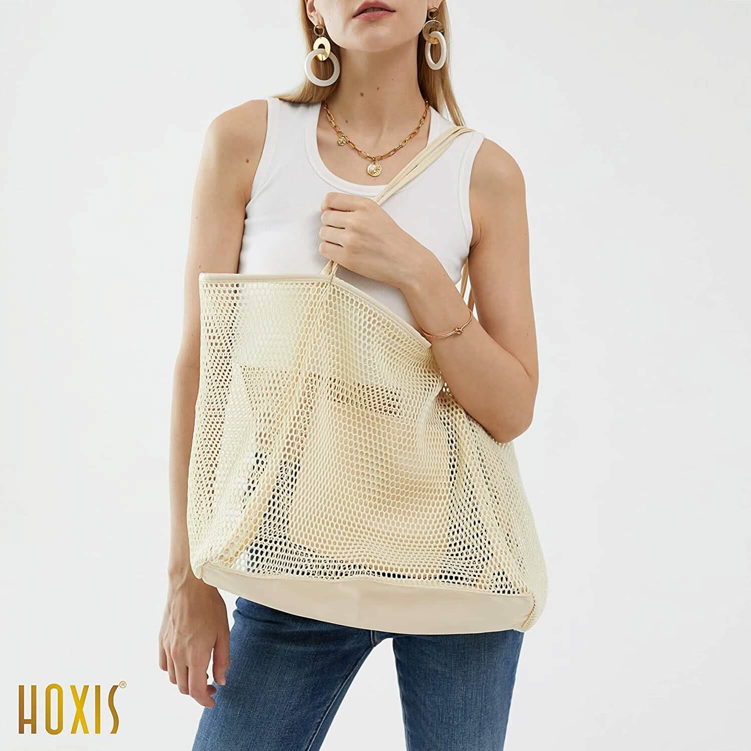 HOXIS Mesh Beach Tote Women&