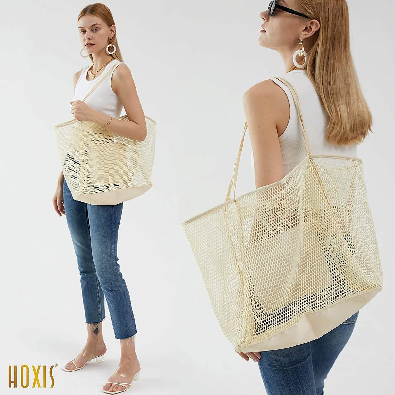HOXIS Mesh Beach Tote Women&
