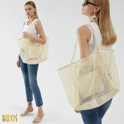 HOXIS Mesh Beach Tote Women&