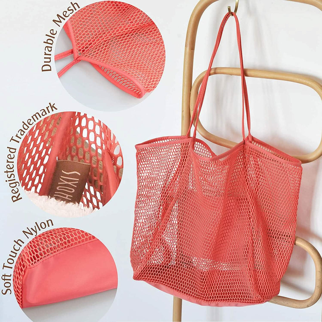 HOXIS Mesh Beach Tote Women&