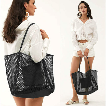 HOXIS Mesh Beach Tote Women&