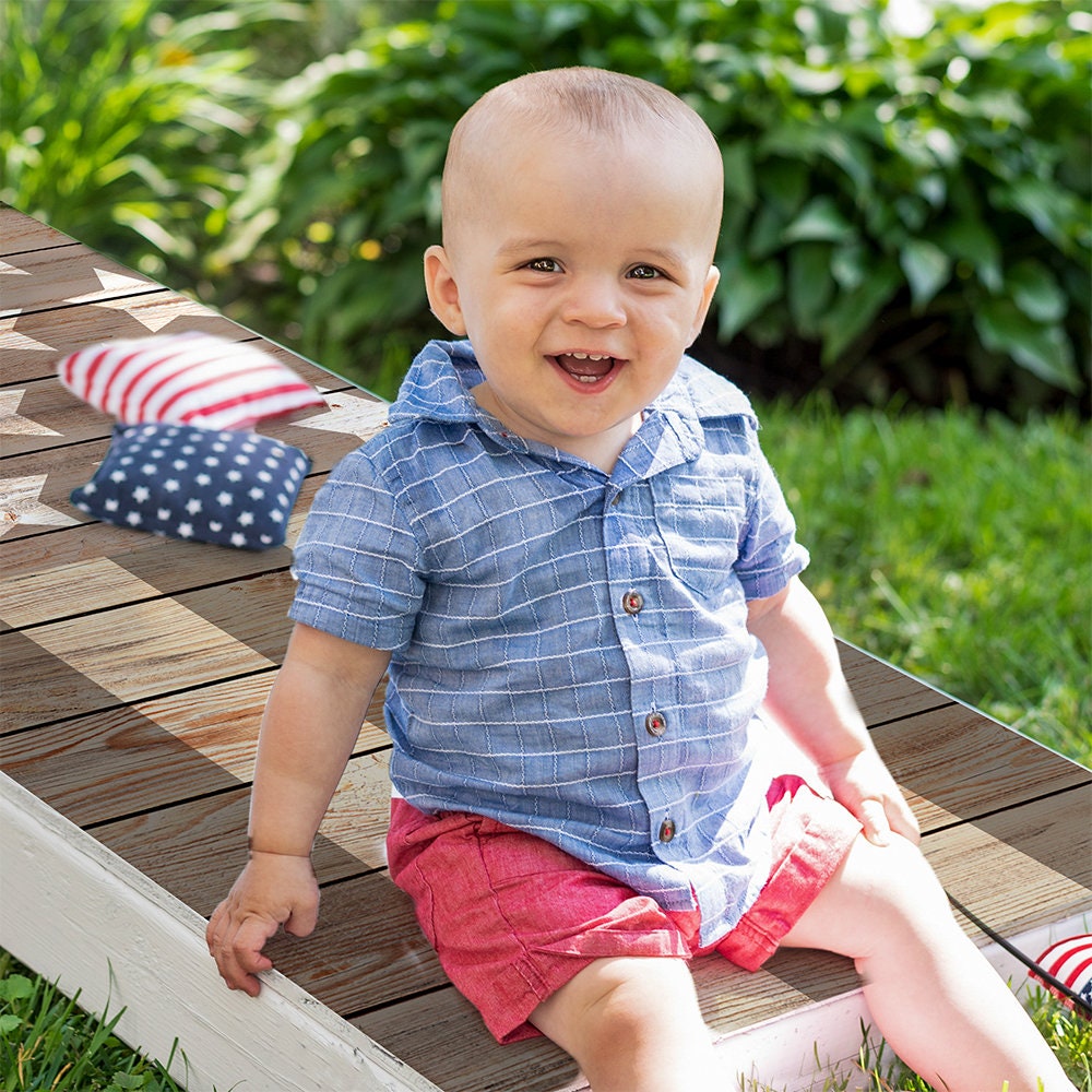 Stars &amp; Stripes - Cornhole Board Wrap - Set of 2