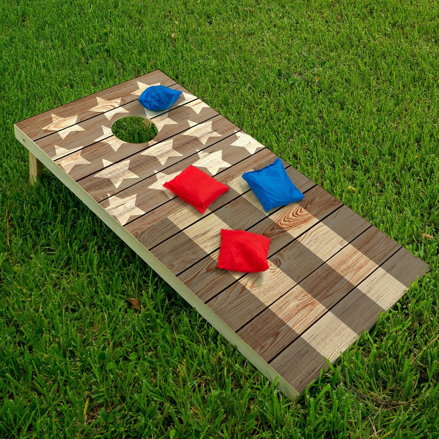 Stars &amp; Stripes - Cornhole Board Wrap - Set of 2