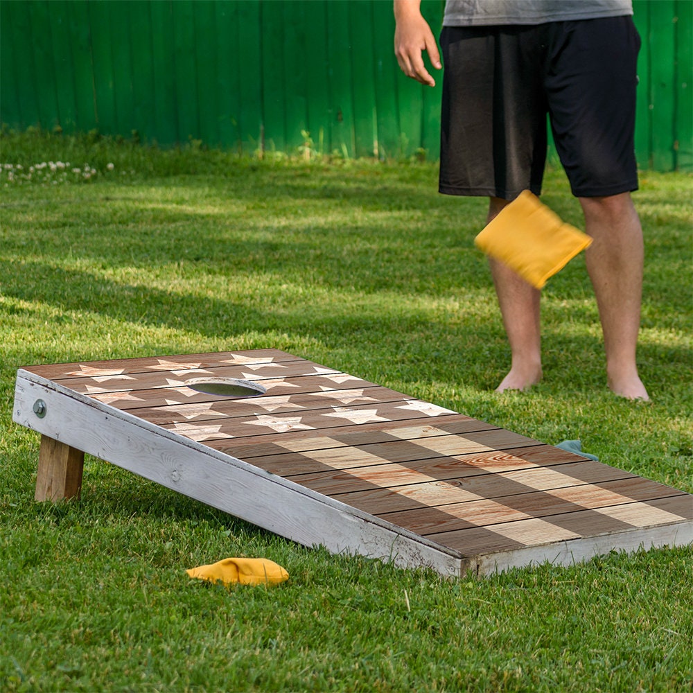 Stars &amp; Stripes - Cornhole Board Wrap - Set of 2