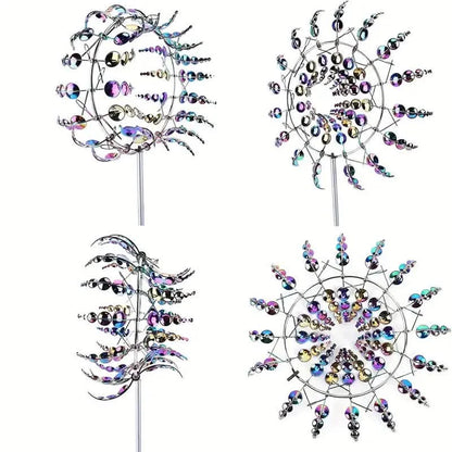 Kinetic Wind Sculptures &amp; Spinners 3D Wind Spinner Wind Powered Wind Art