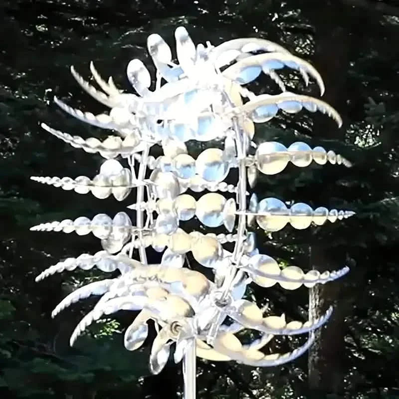 Kinetic Wind Sculptures &amp; Spinners 3D Wind Spinner Wind Powered Wind Art