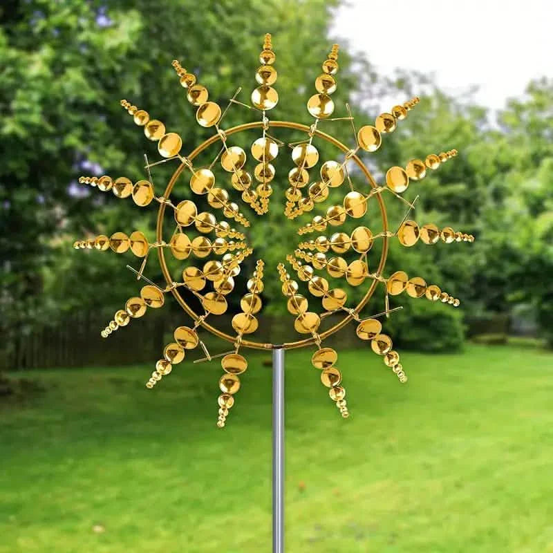 Kinetic Wind Sculptures &amp; Spinners 3D Wind Spinner Wind Powered Wind Art