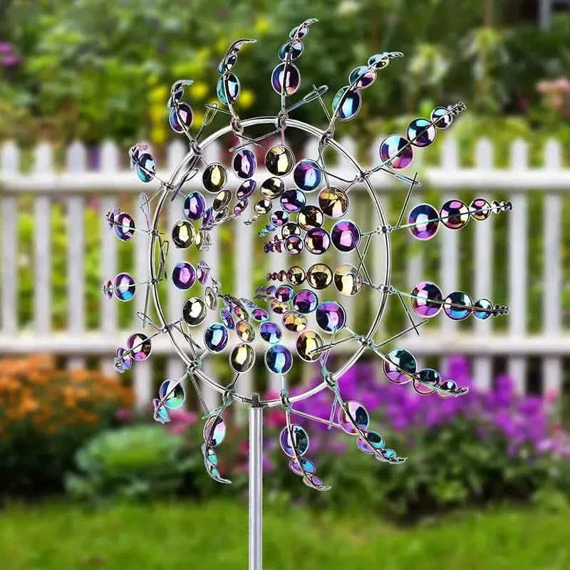 Kinetic Wind Sculptures &amp; Spinners 3D Wind Spinner Wind Powered Wind Art