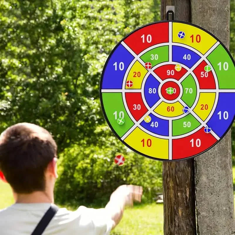 Large 29" Dart Board With Sticky Balls, Indoor &amp; Outdoor Fun Party Play Game Toys