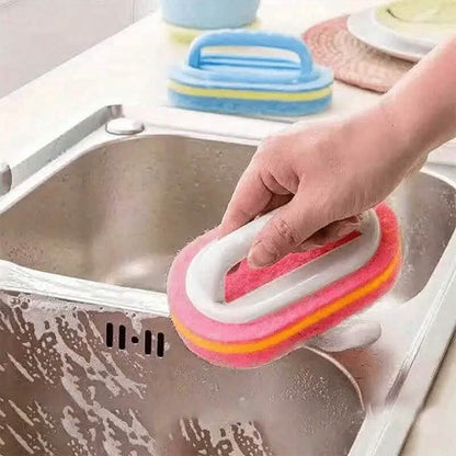 Magic Sponge for Effortless Cleaning - Scrubber for Kitchen &amp; Bathroom