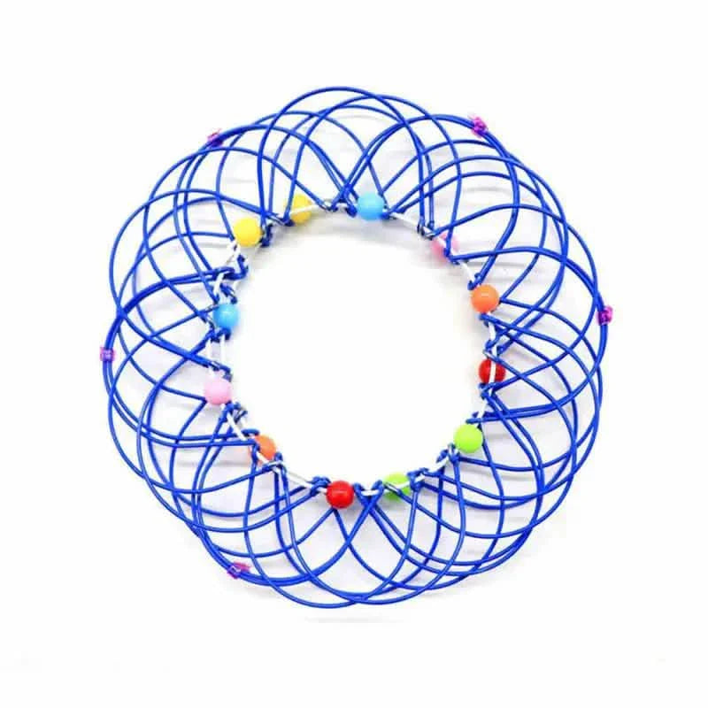 Mandala Decompression Flower Basket &amp; Steel Ring Sensory Toys