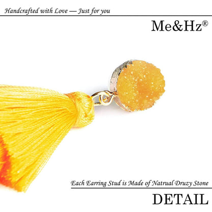 Me&amp;Hz Colorful Layered Tassel Earrings
