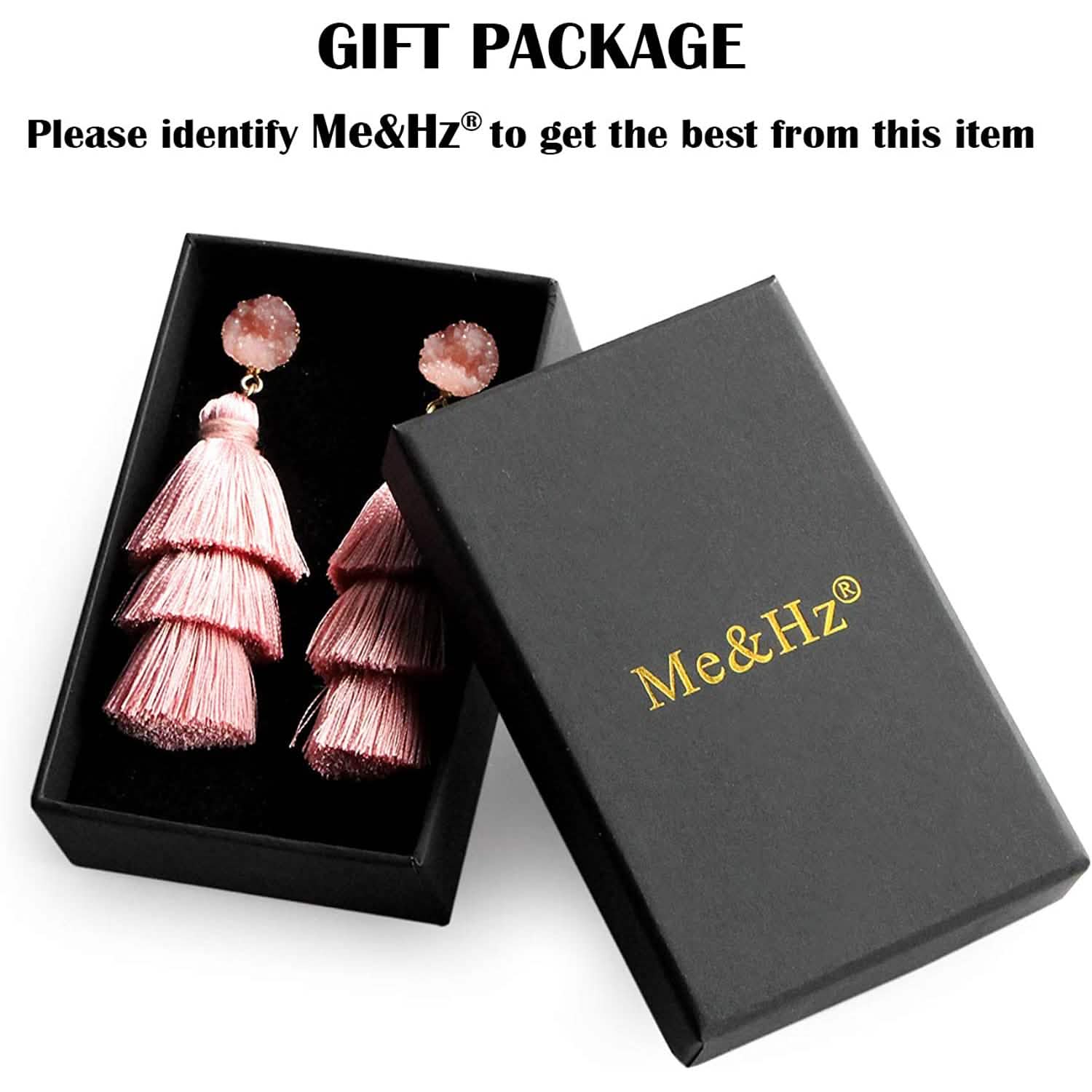 Me&amp;Hz Colorful Layered Tassel Earrings