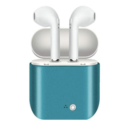 Metallic Wireless Earbuds &amp; Charging Case Set