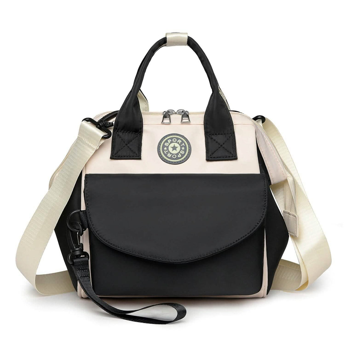 Multifunctional Diaper Changing Bag with 2 Insulated Pockets Commute Bag