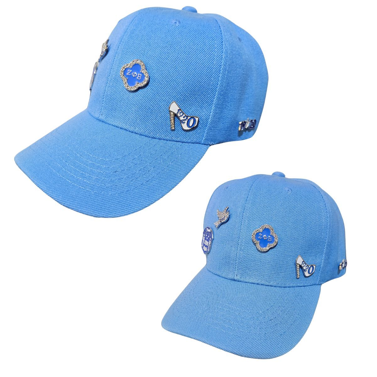 Women’s Blue Canvas Baseball Cap Casual Stylish Hat
