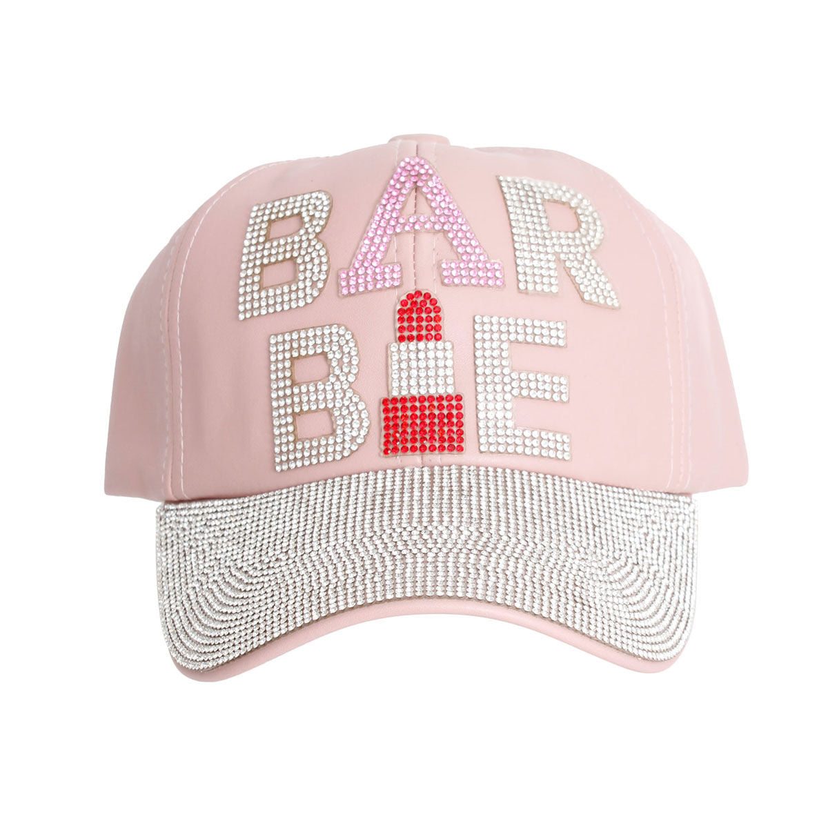 Fashion Leather Hat in Pink – Stylish Casual Accessory