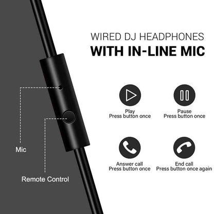 OneOdio Wired Over Ear Headphones Studio Monitor &amp; Mixing DJ Stereo Headsets