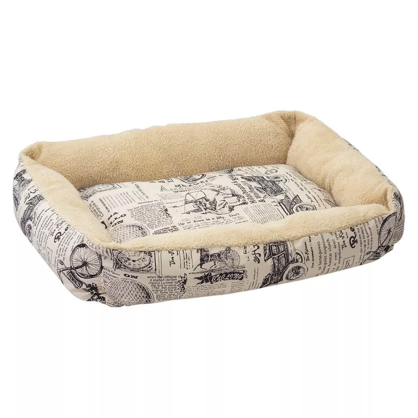 Oxgord Paws &amp; Pals Plush Dog Bed