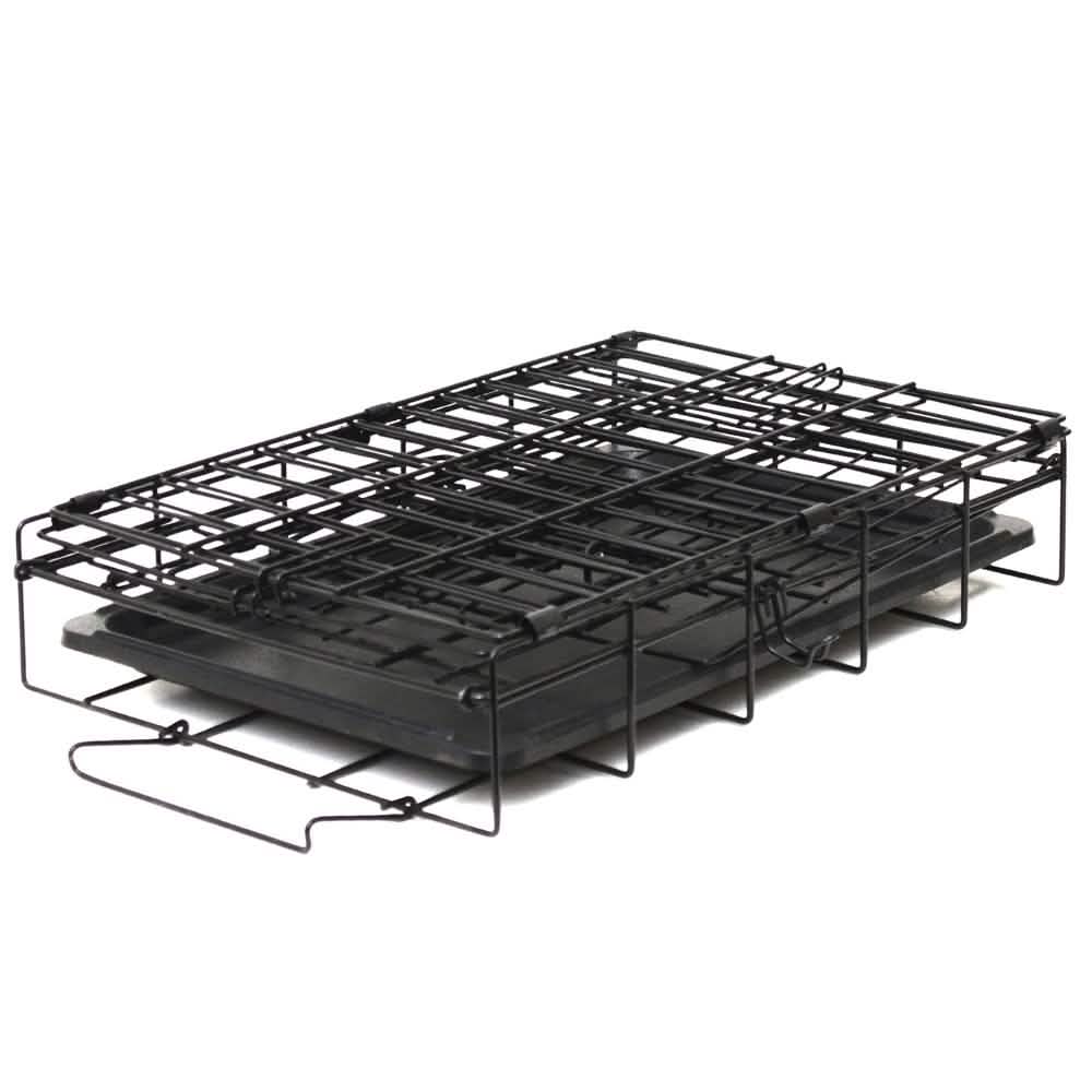 Paws &amp; Pals Double Door Wire Dog Crate with Tray