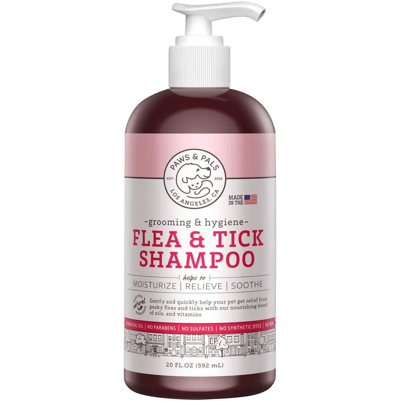 Paws &amp; Pals Flea and Tick Shampoo for Dogs &amp; Cats