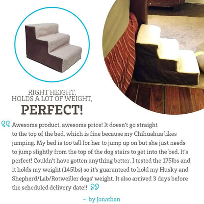Paws &amp; Pals Padded Pet Stairs