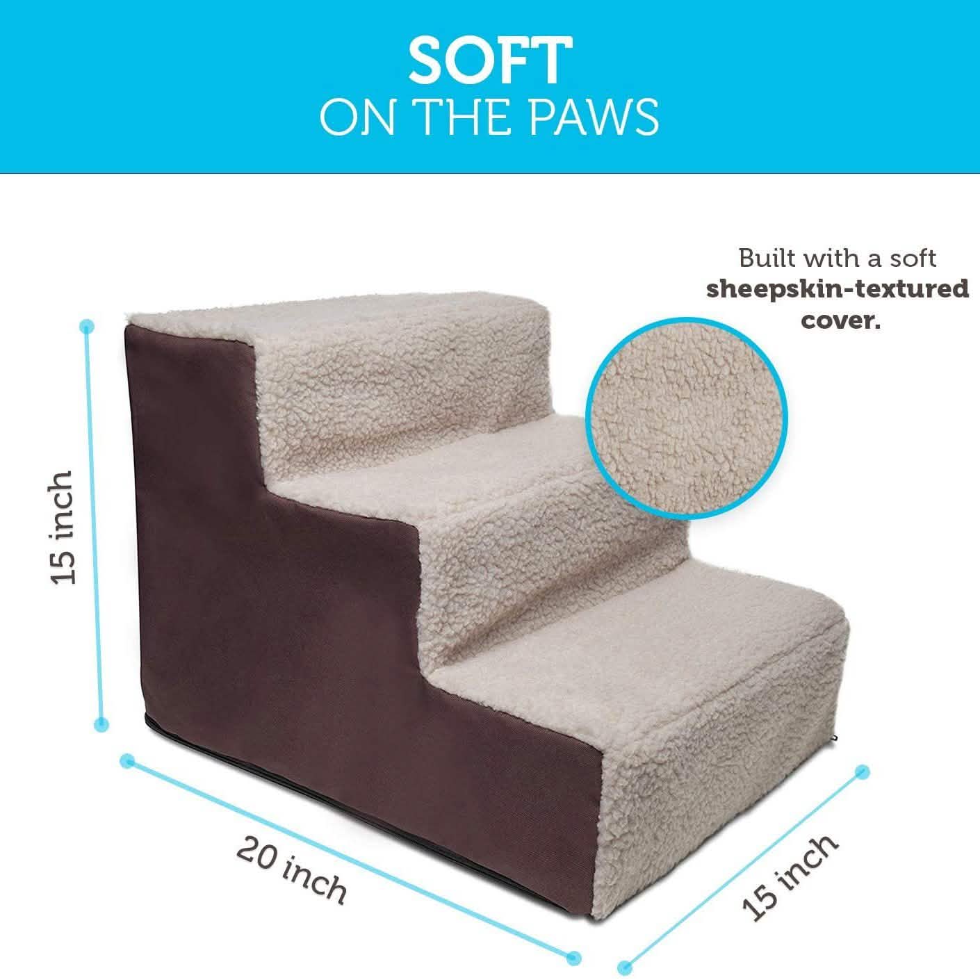 Paws &amp; Pals Padded Pet Stairs