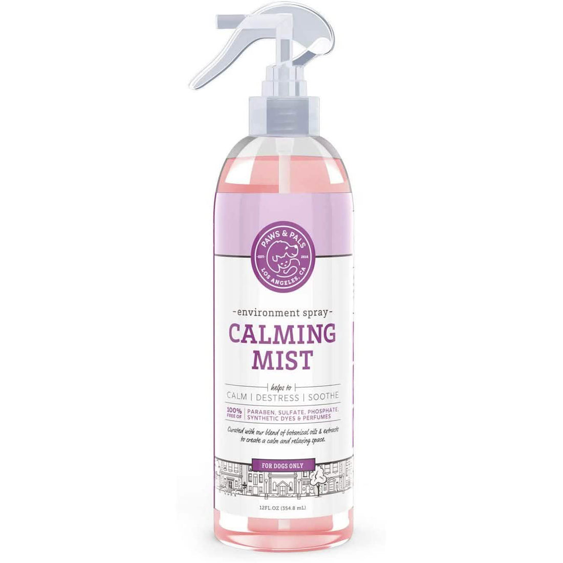 Paws &amp; Pals Pet Natural Calming Spray Cologne or Chews Treat for Dogs and Cats