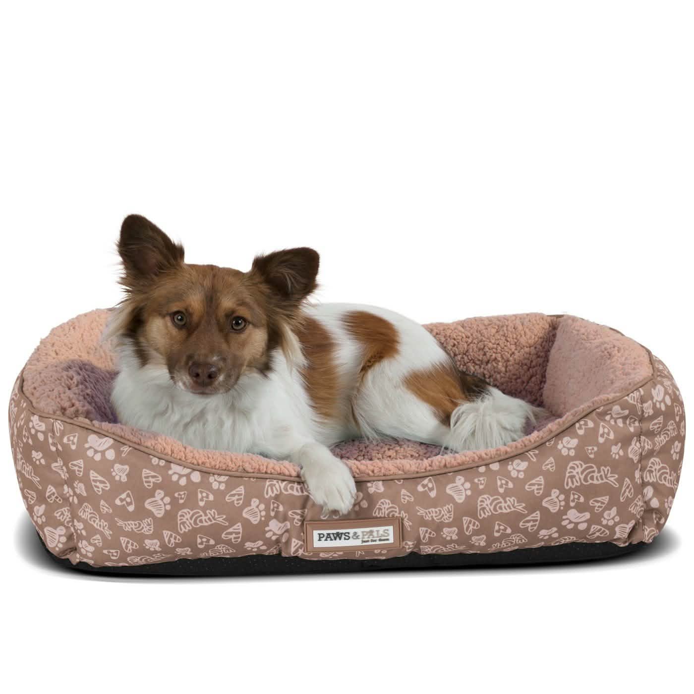 Paws &amp; Pals Print Pet Bed