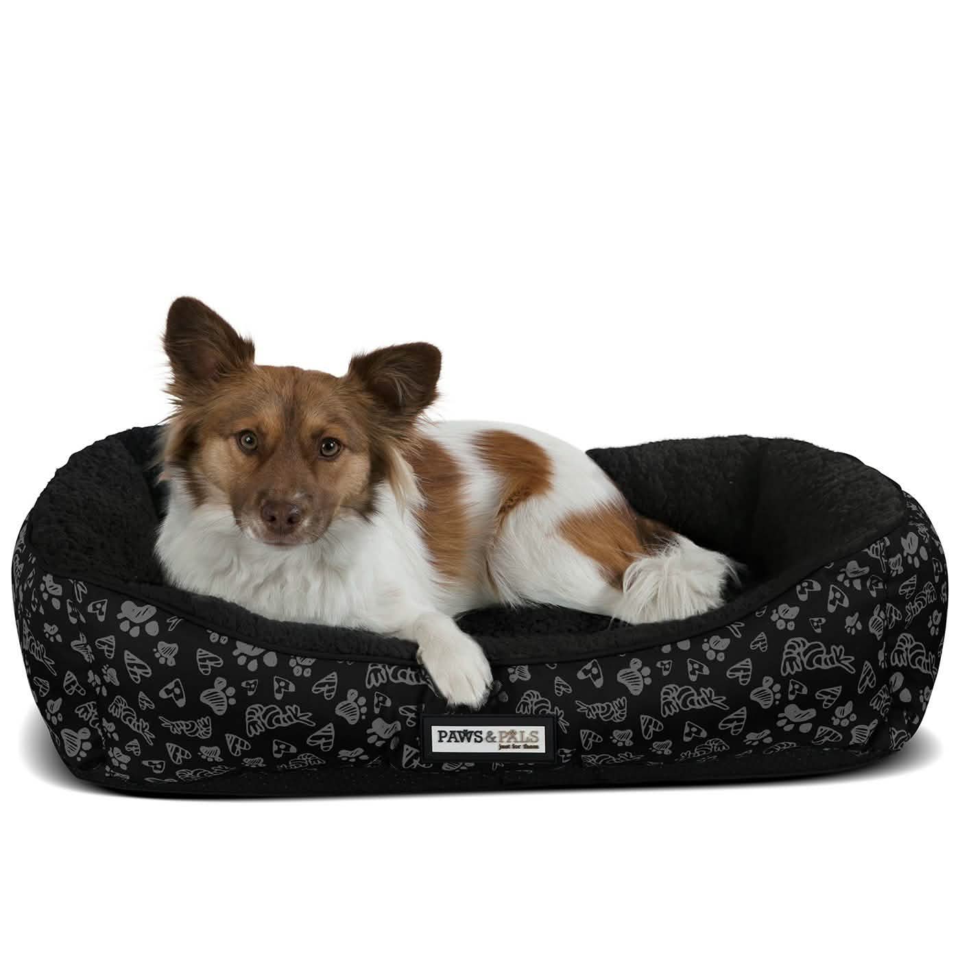 Paws &amp; Pals Print Pet Bed